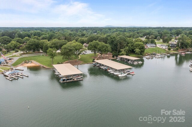 200 Southwood Park Rd, Mooresville, NC 28117 - drone / aerial view of a large body of water