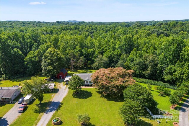 5425 Creek Run Ct, Kings Mountain, NC 28086 - drone / aerial view of a heavily wooded area