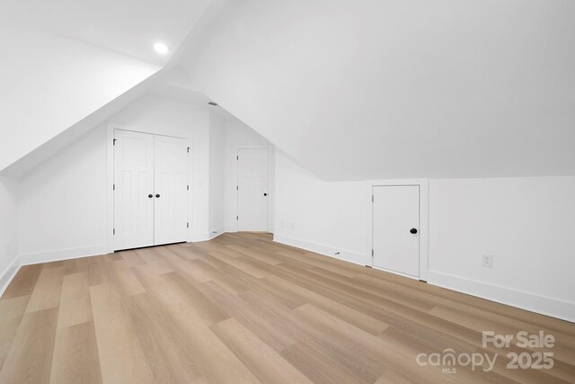 4032 Brandy Creek Ct, Clover, SC 29710 - additional living space with lofted ceiling, light wood finished floors, and recessed lighting