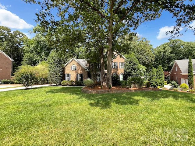 2027 Brook View Ct, Matthews, NC 28104 - view of front facade with a front yard