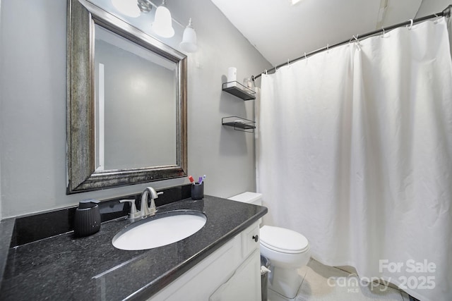 502 Heritage Pkwy, Fort Mill, SC 29715 - bathroom with vanity, tile patterned flooring, and a shower with curtain