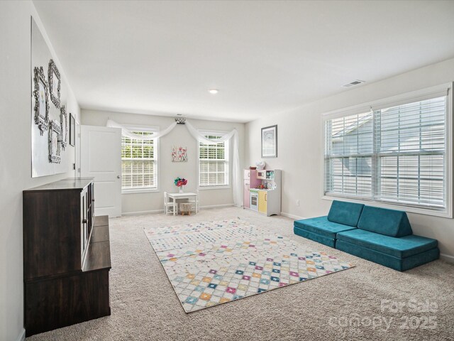 1008 Millbridge Pkwy, Waxhaw, NC 28173 - recreation room with carpet and baseboards