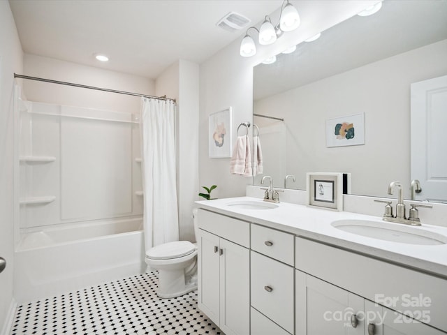 1008 Millbridge Pkwy, Waxhaw, NC 28173 - full bathroom featuring double vanity and shower / bath combo