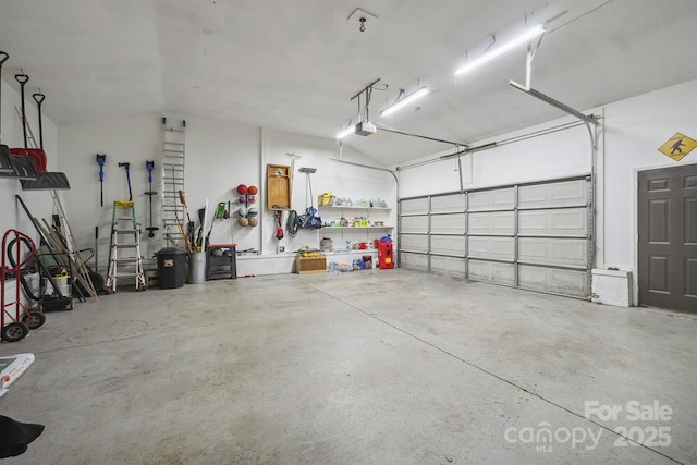 3381 Stones Throw Dr, Valdese, NC 28690 - garage featuring a garage door opener