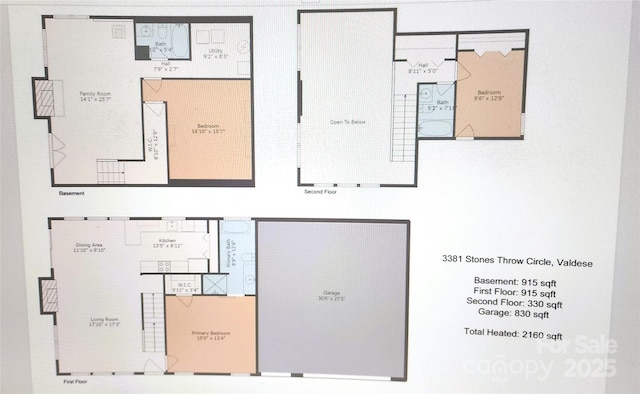 3381 Stones Throw Dr, Valdese, NC 28690 - view of room layout