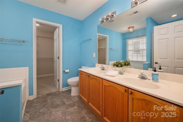 8002 Kingston Dr, Waxhaw, NC 28173 - full bath featuring double vanity and a walk in closet