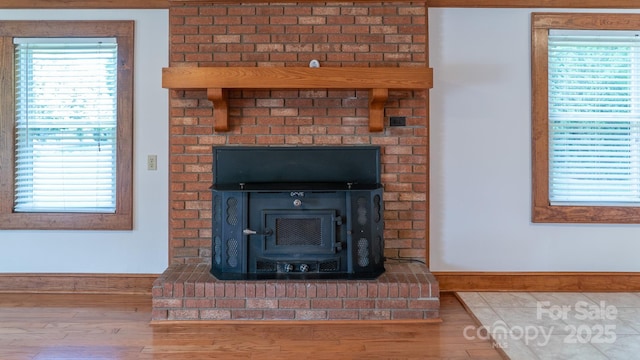 4879 Denton Chapel Rd, Morganton, NC 28655 - detailed view of wood finished floors