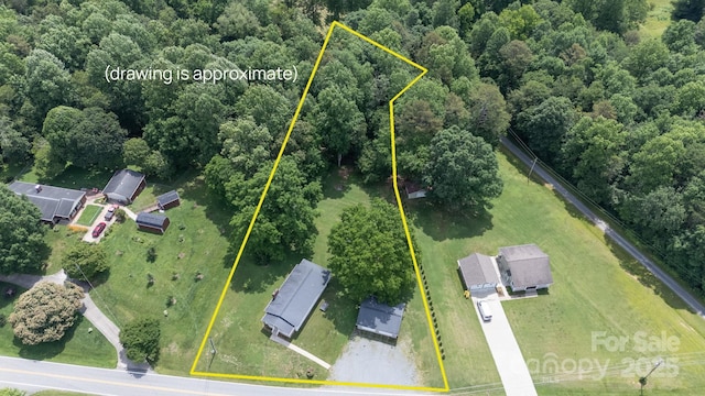 4879 Denton Chapel Rd, Morganton, NC 28655 - view of property location featuring property boundaries highlighted