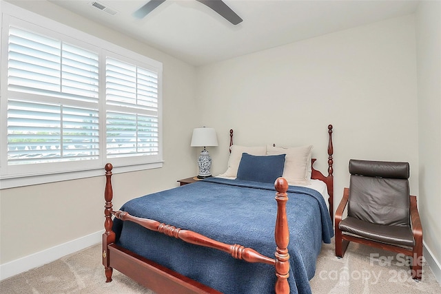 5129 Whitman Ave, Matthews, NC 28105 - bedroom featuring carpet flooring and a ceiling fan