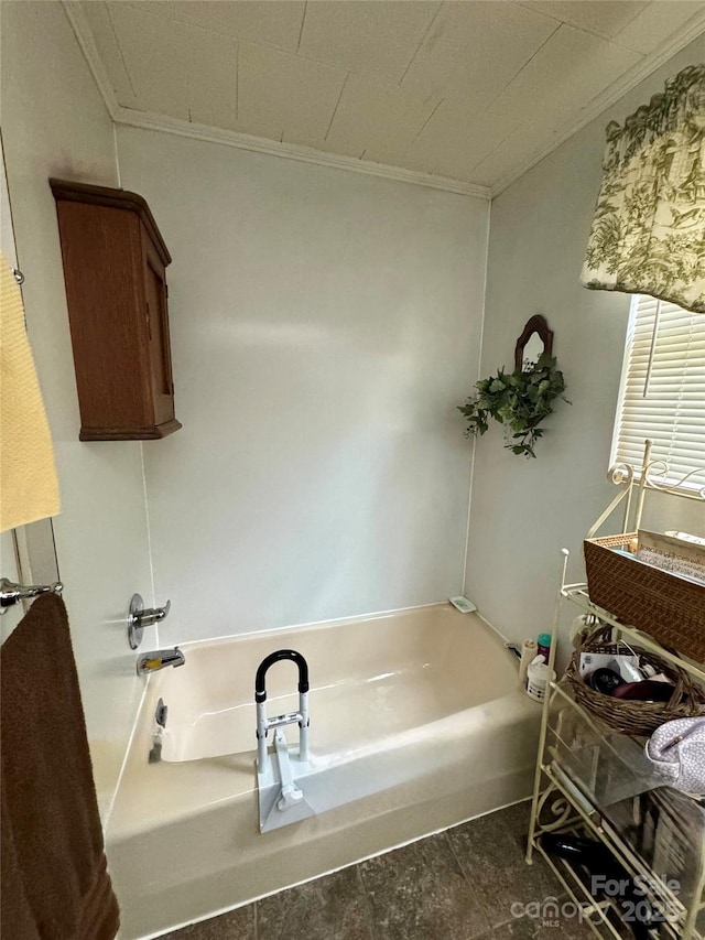 300 Blackmon St S, Bethune, SC 29009 - bathroom with a bath and ornamental molding