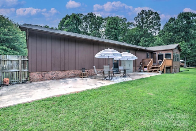 4004 Stillwater Ct, York, SC 29745 - rear view of property with a patio and a wooden deck