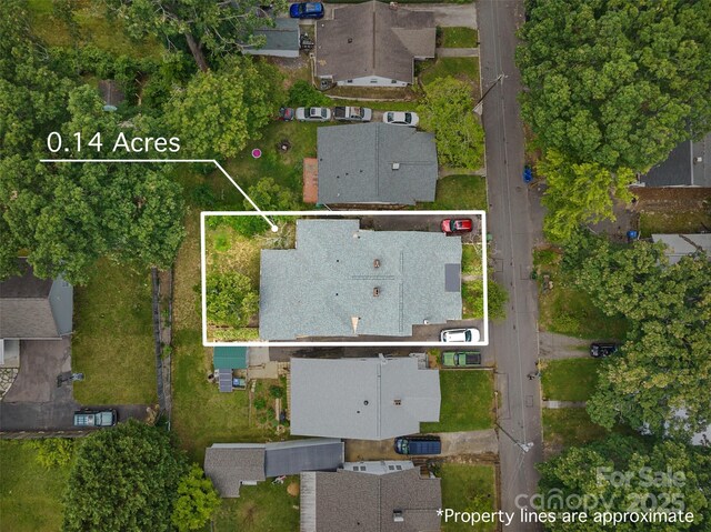23 Oteen Park Pl, Asheville, NC 28805 - view of property location with property parcel outlined