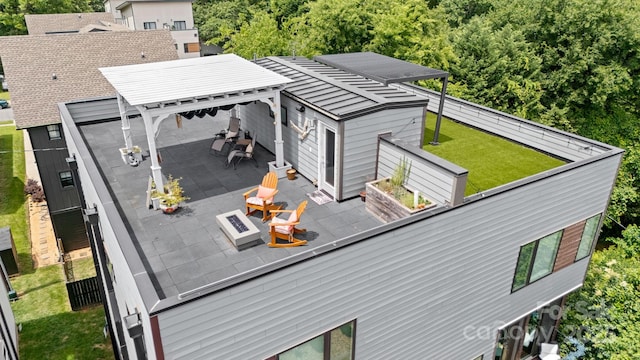 1011 Westbrook Dr Unit A, Charlotte, NC 28202 - bird's eye view