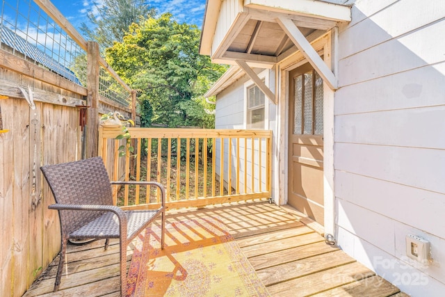 99 Little Oak St, Canton, NC 28716 - view of wooden deck
