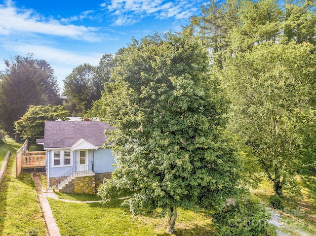 99 Little Oak St, Canton, NC 28716 - aerial view of property and surrounding area