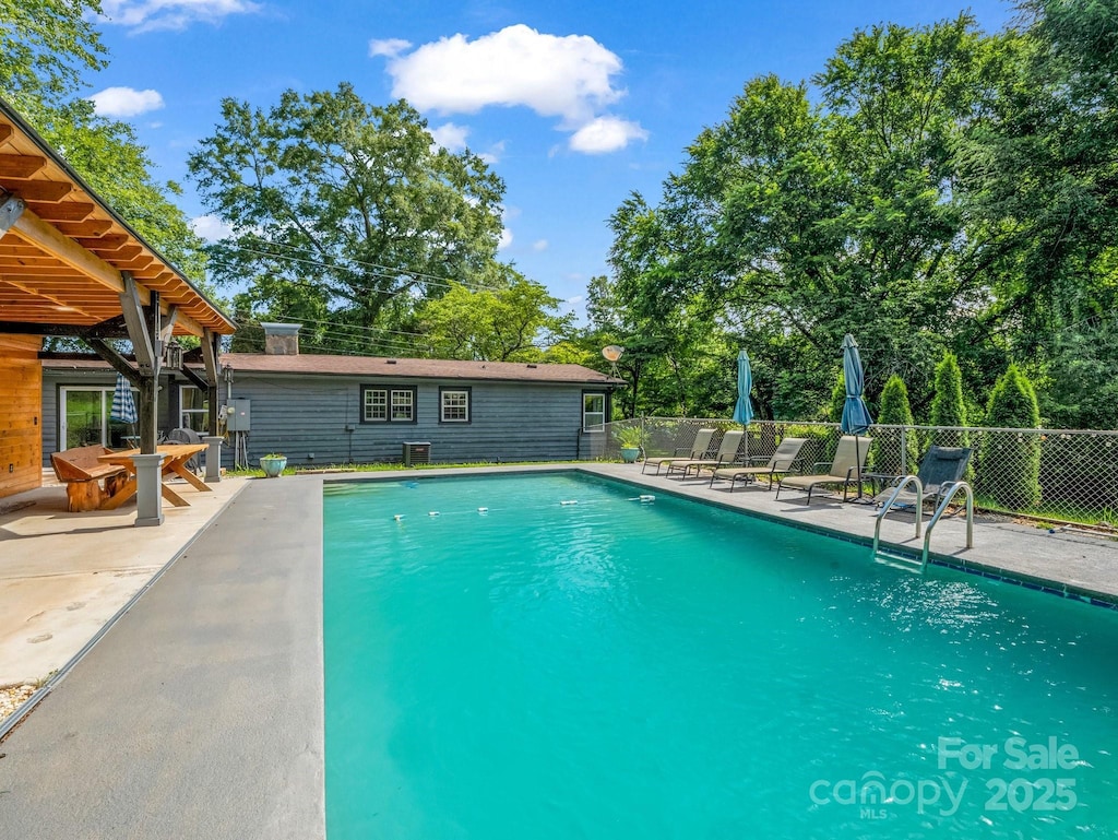 383 W St, Spindale, NC 28160 - view of swimming pool featuring a patio