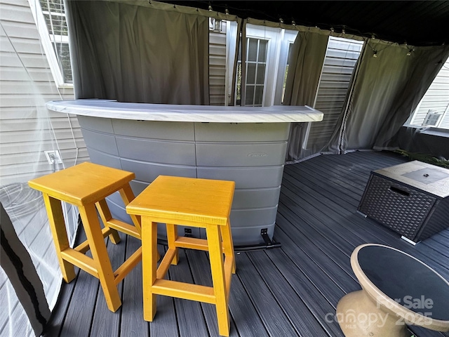 9792 Ravenscroft Ln NW, Concord, NC 28027 - view of wooden terrace