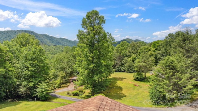 152 Lantana Dr, Sylva, NC 28779 - view of mountain backdrop featuring a forest