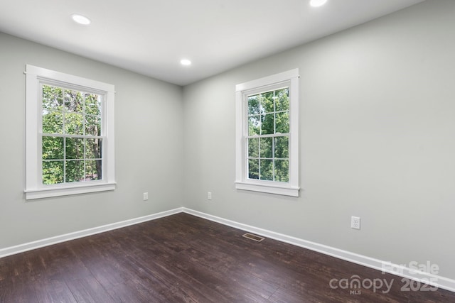 191 Harmony Grove Rd, Nebo, NC 28761 - unfurnished room featuring wood finished floors, healthy amount of natural light, and recessed lighting