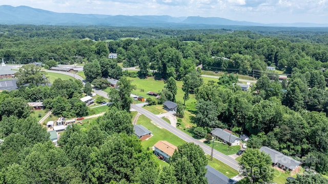 191 Harmony Grove Rd, Nebo, NC 28761 - aerial view of a heavily wooded area and mountains
