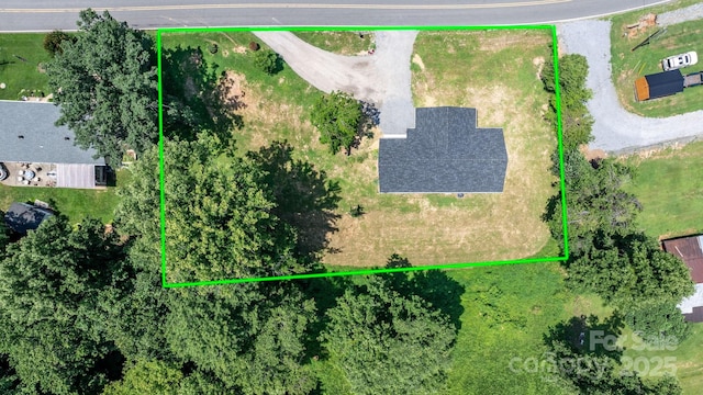 191 Harmony Grove Rd, Nebo, NC 28761 - aerial view of property and surrounding area with property parcel outlined