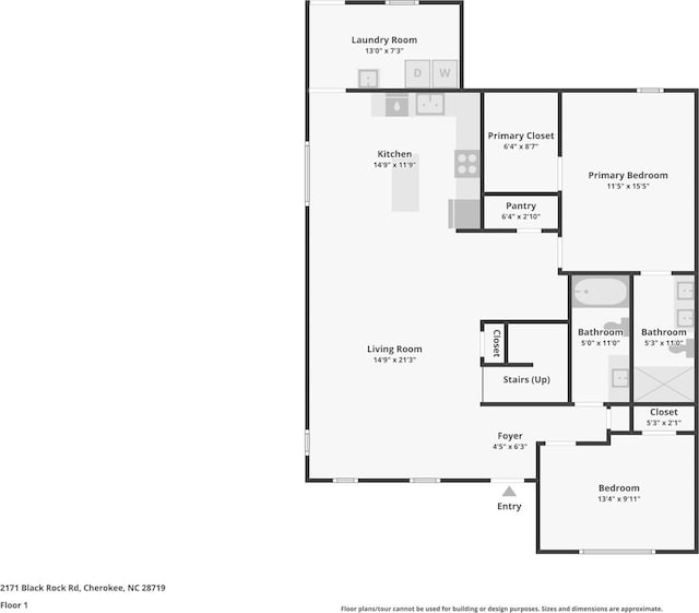2171 Black Rock Rd, Cherokee, NC 28719 - view of room layout