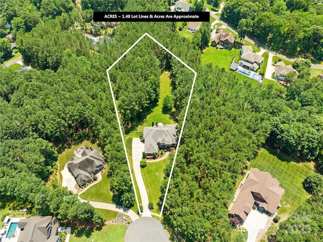 168 Blue Ridge Trl, Mooresville, NC 28117 - aerial view of residential area featuring property parcel outlined