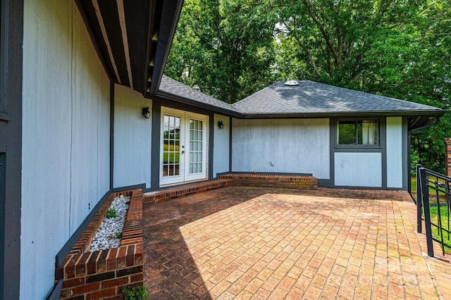 4275 Herman Sipe Rd, Conover, NC 28613 - view of patio featuring french doors
