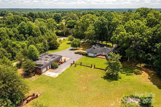 4275 Herman Sipe Rd, Conover, NC 28613 - view from above of property with a heavily wooded area
