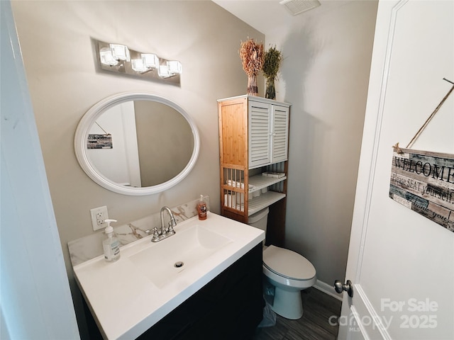 5017 Celeste Ct, Charlotte, NC 27609 - half bath featuring vanity and toilet