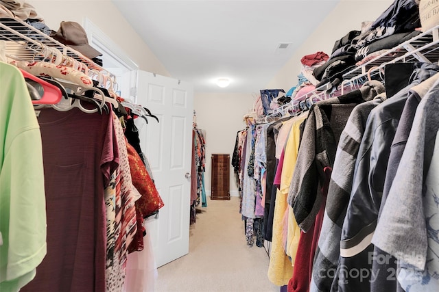 1636 Ridge Haven Rd, Waxhaw, NC 28173 - walk in closet featuring light colored carpet