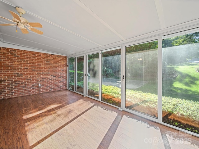 2020 Dawnshire Dr, Gastonia, NC 28054 - unfurnished sunroom featuring ceiling fan and french doors