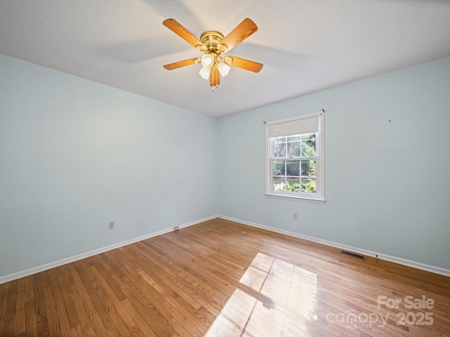 2020 Dawnshire Dr, Gastonia, NC 28054 - spare room with light wood finished floors, ceiling fan, and a textured ceiling