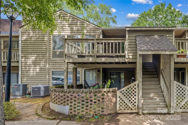 1604 Sharon Rd W Unit 30, Charlotte, NC 28210 - back of property featuring stairs and a balcony