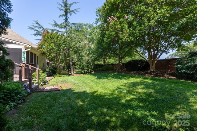 6507 Fairway Point Dr, Charlotte, NC 28269 - view of yard