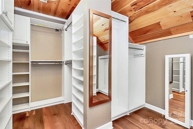 3730 Monique Ln, Charlotte, NC 28210 - walk in closet with wood finished floors