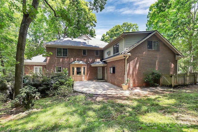3730 Monique Ln, Charlotte, NC 28210 - back of house with brick siding and a patio area