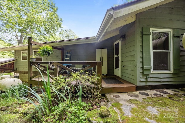 13884 Cruso Rd, Canton, NC 28716 - view of property exterior with a deck