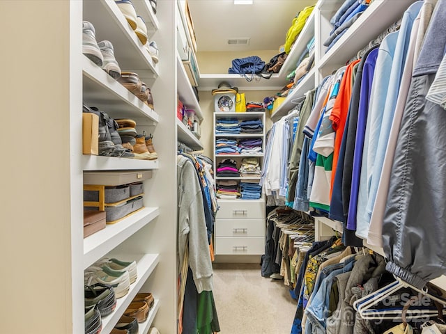 612 Ideal Way, Charlotte, NC 28203 - spacious closet with carpet flooring