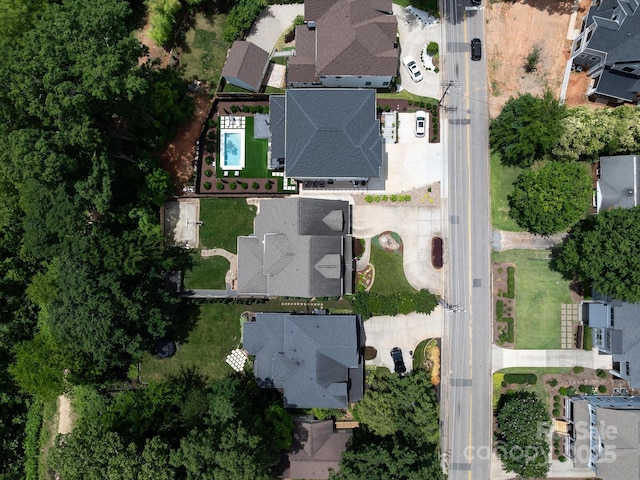612 Ideal Way, Charlotte, NC 28203 - aerial view of property's location featuring nearby suburban area