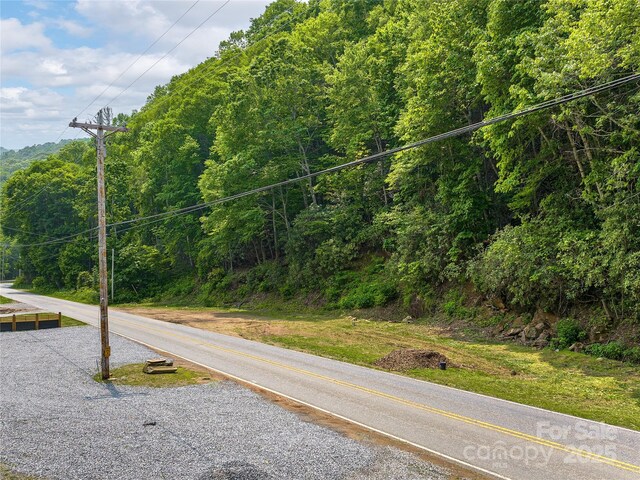 14715 Cruso Rd, Canton, NC 28716 - view of asphalt street with a wooded view