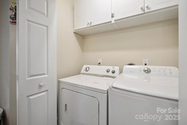 360 S Brady Ave, Newton, NC 28658 - laundry area with washer and dryer and cabinet space