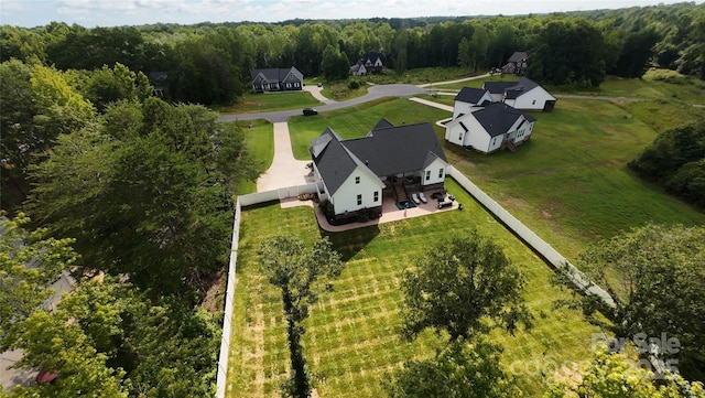 4282 Brandy Creek Ct, Clover, SC 29710 - aerial view of property and surrounding area featuring a forest