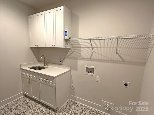 4282 Brandy Creek Ct, Clover, SC 29710 - washroom with washer hookup, hookup for an electric dryer, cabinet space, and gas dryer hookup