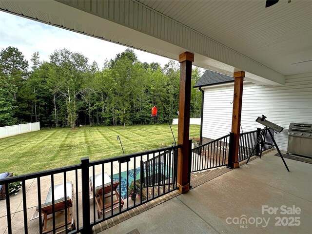 4282 Brandy Creek Ct, Clover, SC 29710 - view of patio / terrace with a grill