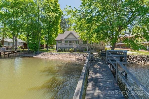 639 Panther Point Trl, Richfield, NC 28137 - dock area with a water view