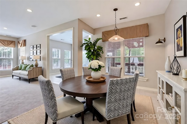 1220 Elrond Dr NW, Charlotte, NC 28269 - dining room featuring baseboards and recessed lighting