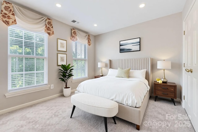 1220 Elrond Dr NW, Charlotte, NC 28269 - bedroom featuring carpet flooring and recessed lighting