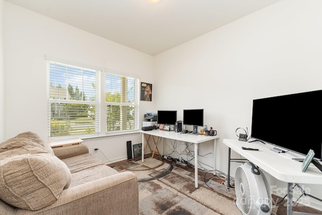 1691 Ashley Lynn Ct, Stanfield, NC 28163 - home office featuring baseboards