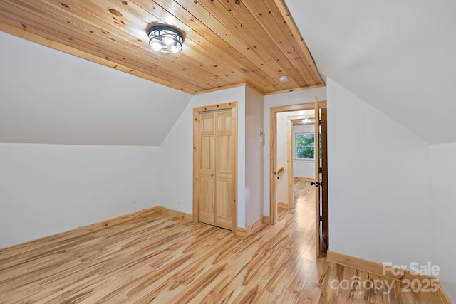 327 Flat Ridge Dr, Lake Toxaway, NC 28774 - additional living space featuring lofted ceiling, wood finished floors, and wooden ceiling